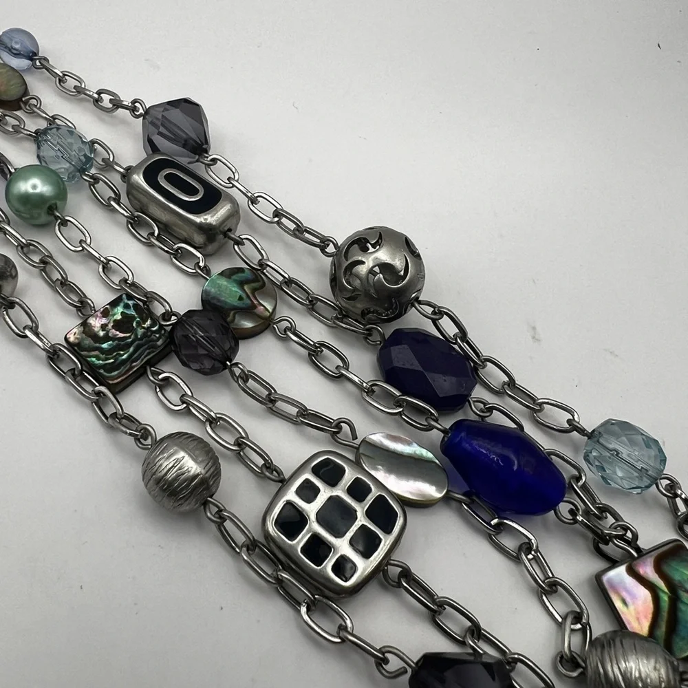 2 Lia Sophia statement necklaces
